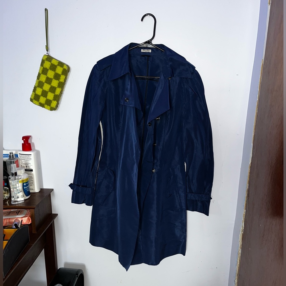 Miu Miu blue coat, size 38